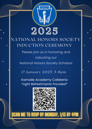 National Honor Society Induction Ceremony (High School Only)